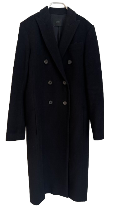 Joseph Black Wool/Cashmere Coat
