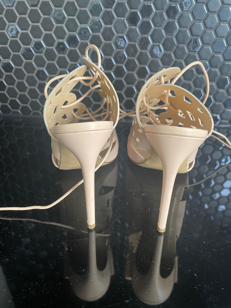Laser Cut Leather Sandals