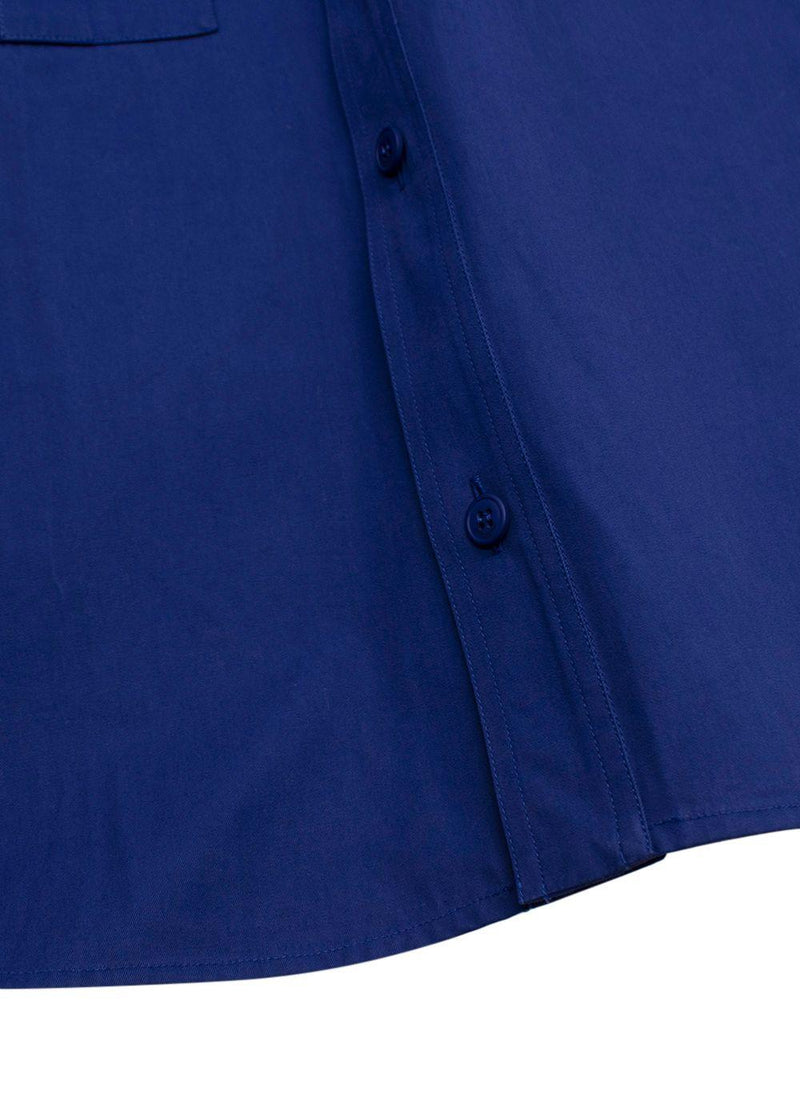 Saint Laurent Purple Cotton Overshirt
