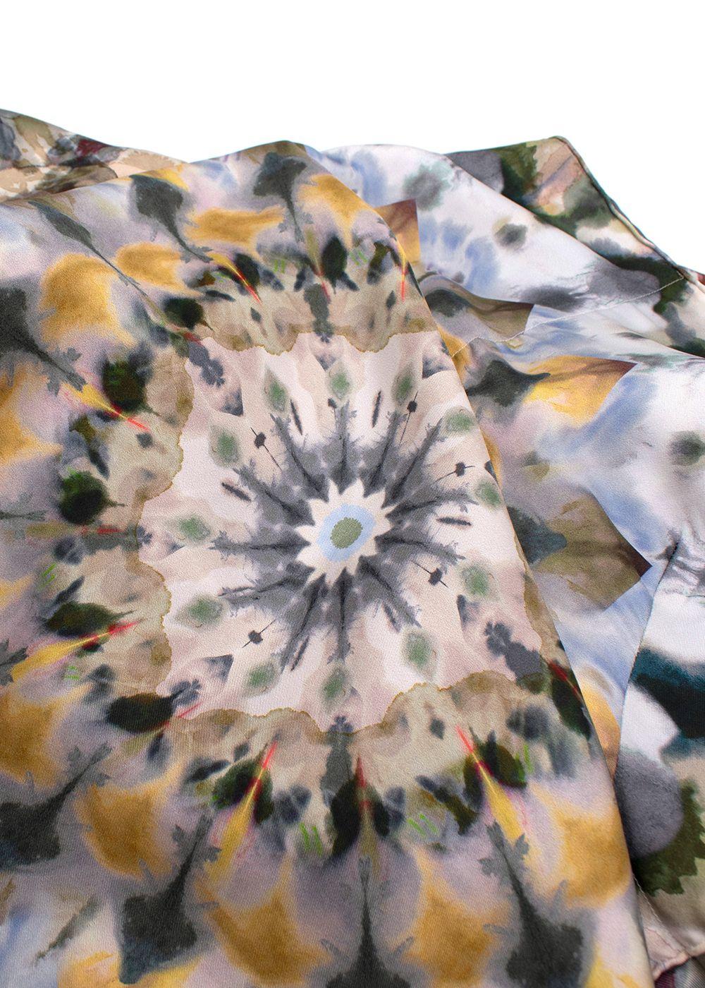 Dior Silk Smock Dress with 3/4 Sleeves