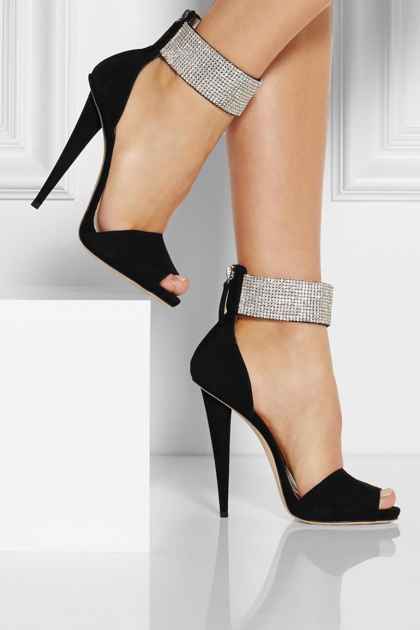 Giuseppe Zanotti Crystal Embellished Heels