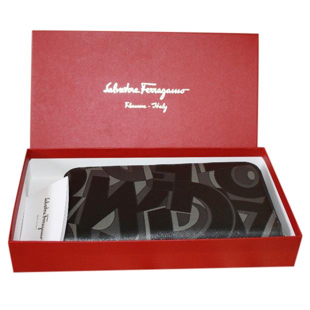 Salvatore Ferragamo Printed Zip-Around Wallet