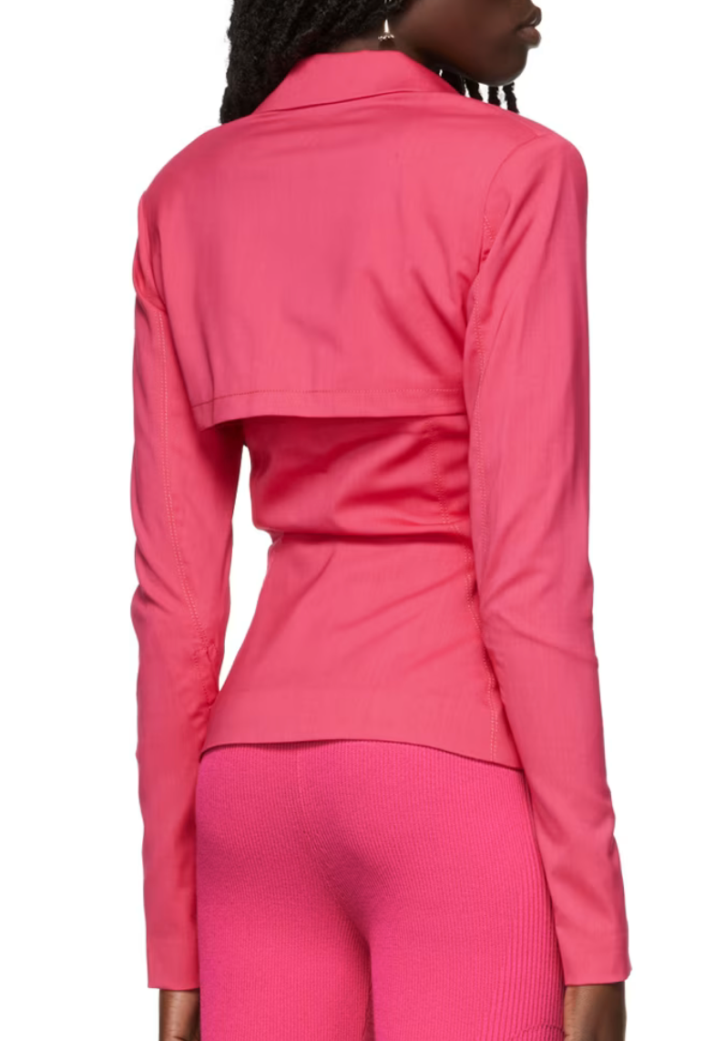 Jacquemus Hot Pink Fitted Shirt