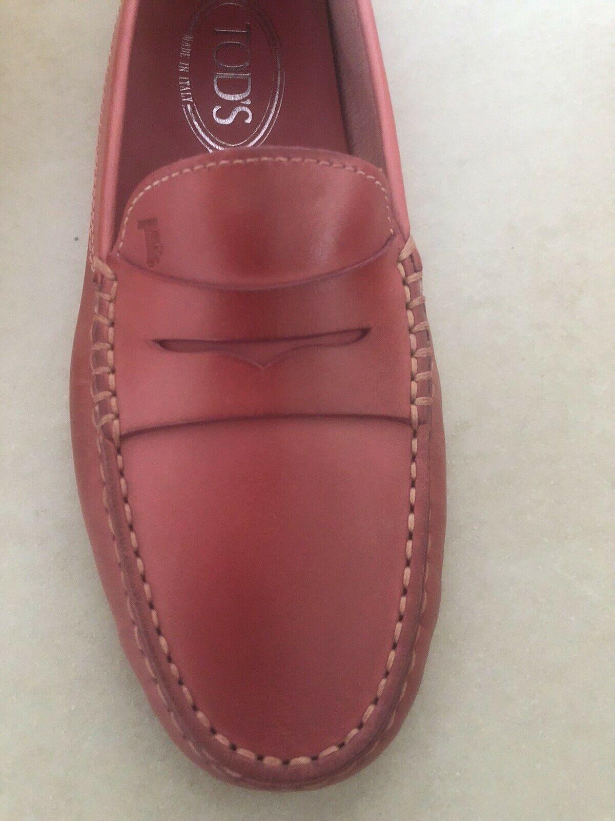Tods Antique Rose Gommini Penny Loafers