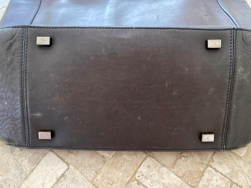 The Row Grey Tall Tote Bag - Well worn