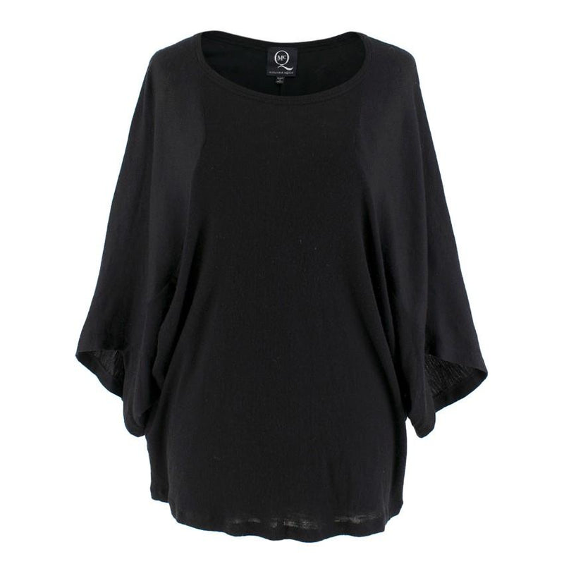 McQ By Alexander McQueen Black Kimono T-Shirt Top