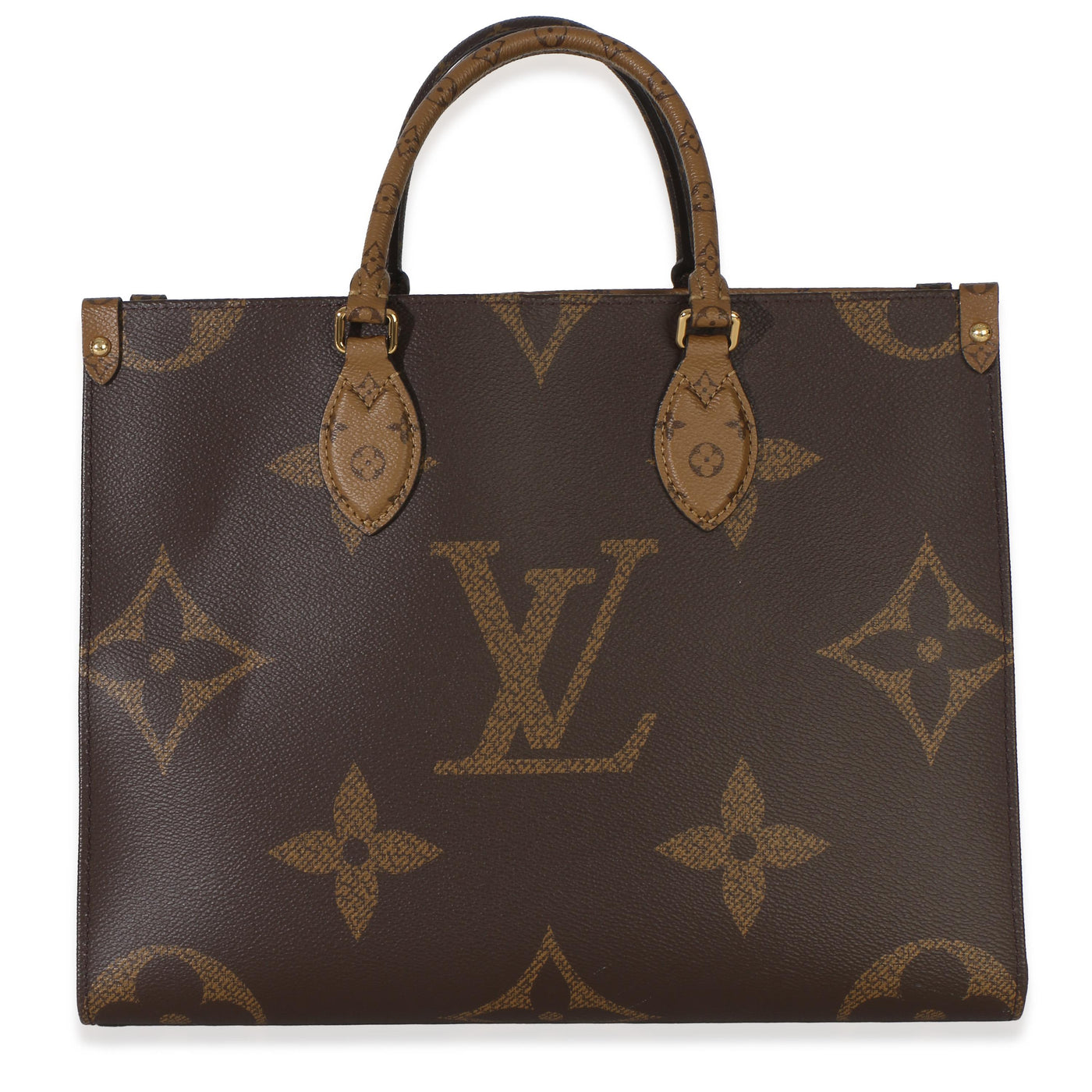 Louis Vuitton Coated Canvas Monogram Reverse  Onthego MM
