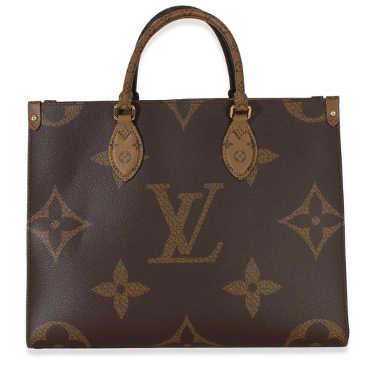 Louis Vuitton Coated Canvas Monogram Reverse  Onthego MM
