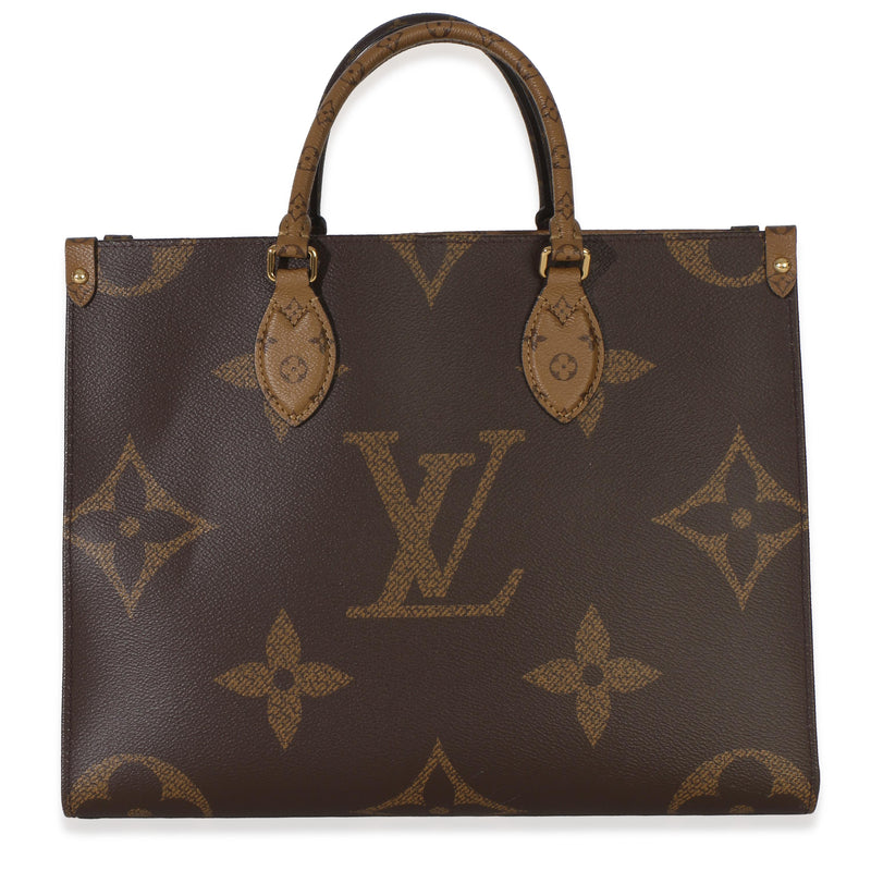 Louis Vuitton Coated Canvas Monogram Reverse  Onthego MM