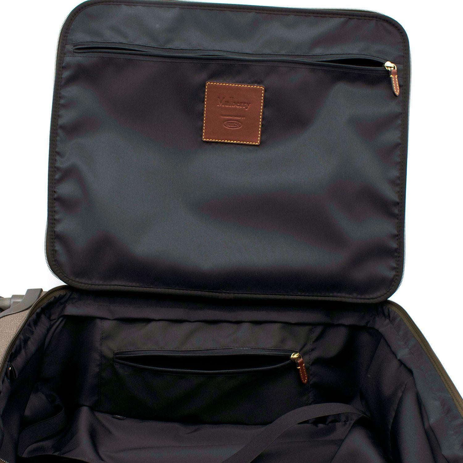 Mulberry Heritage Eco Scotchgrain 4-wheel suitcase