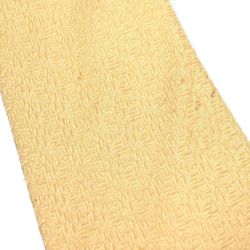 Gieves & Hawkes Yellow Textured Silk Tie