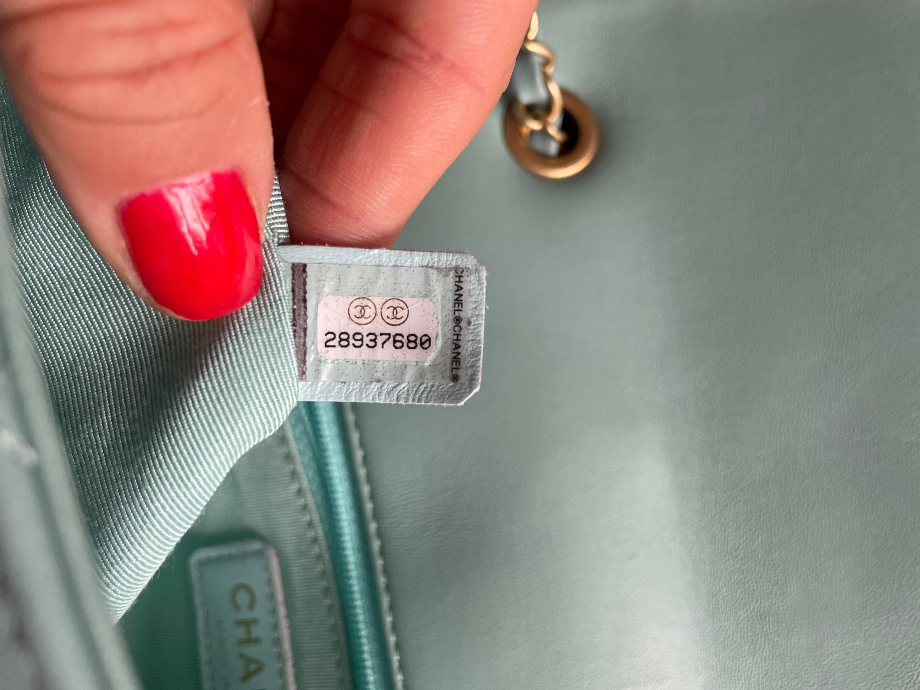 Chanel Blue Lambskin in the Loop Flap Bag