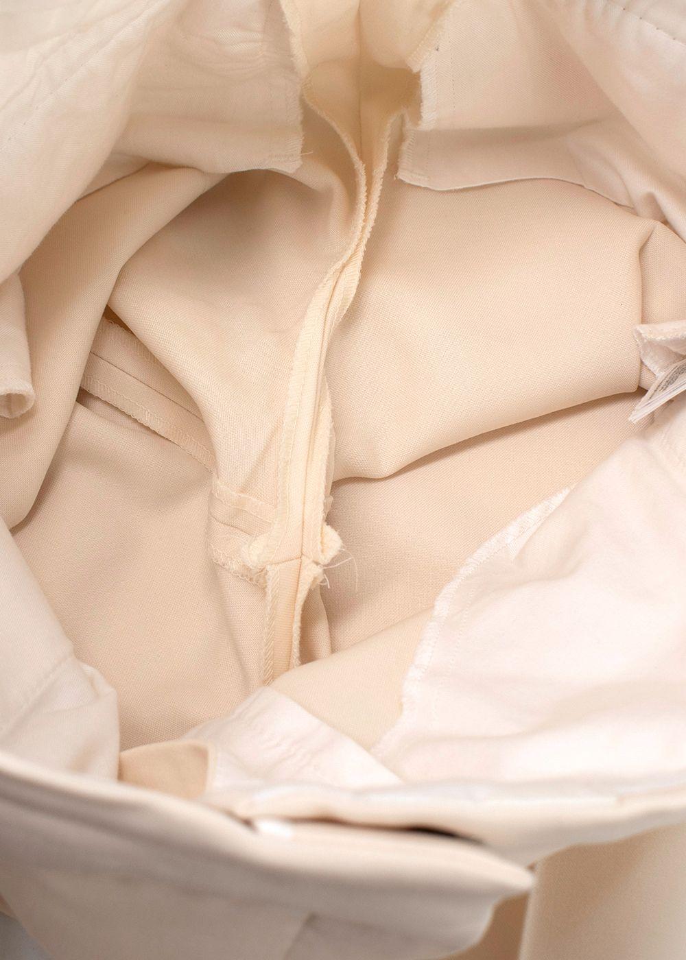 Victoria, Victoria Beckham Cream Tailored Trousers