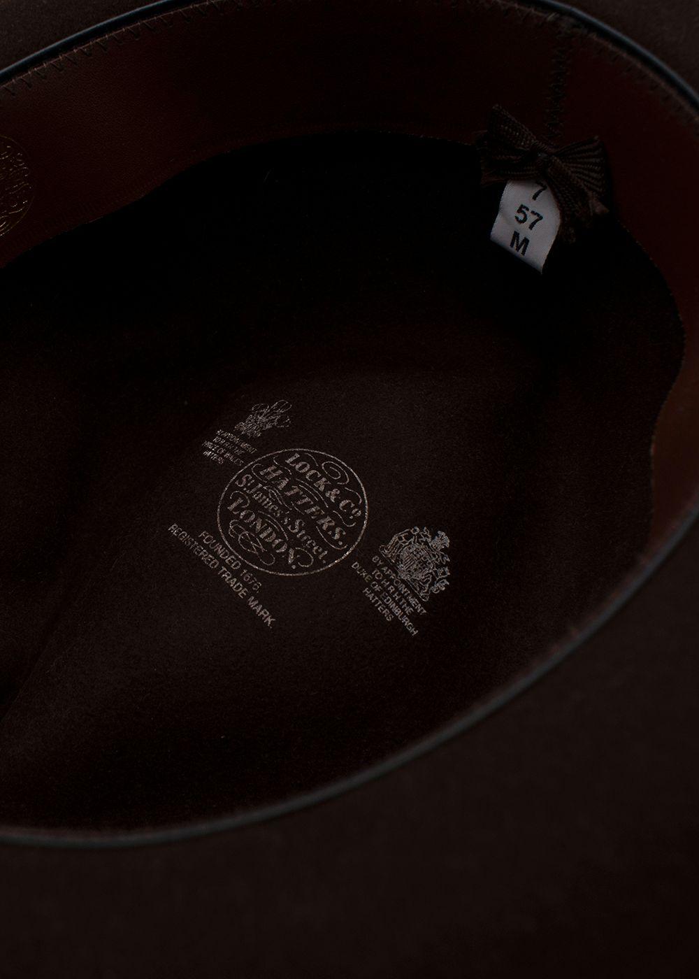 Lock & Co Brown Trilby Hat