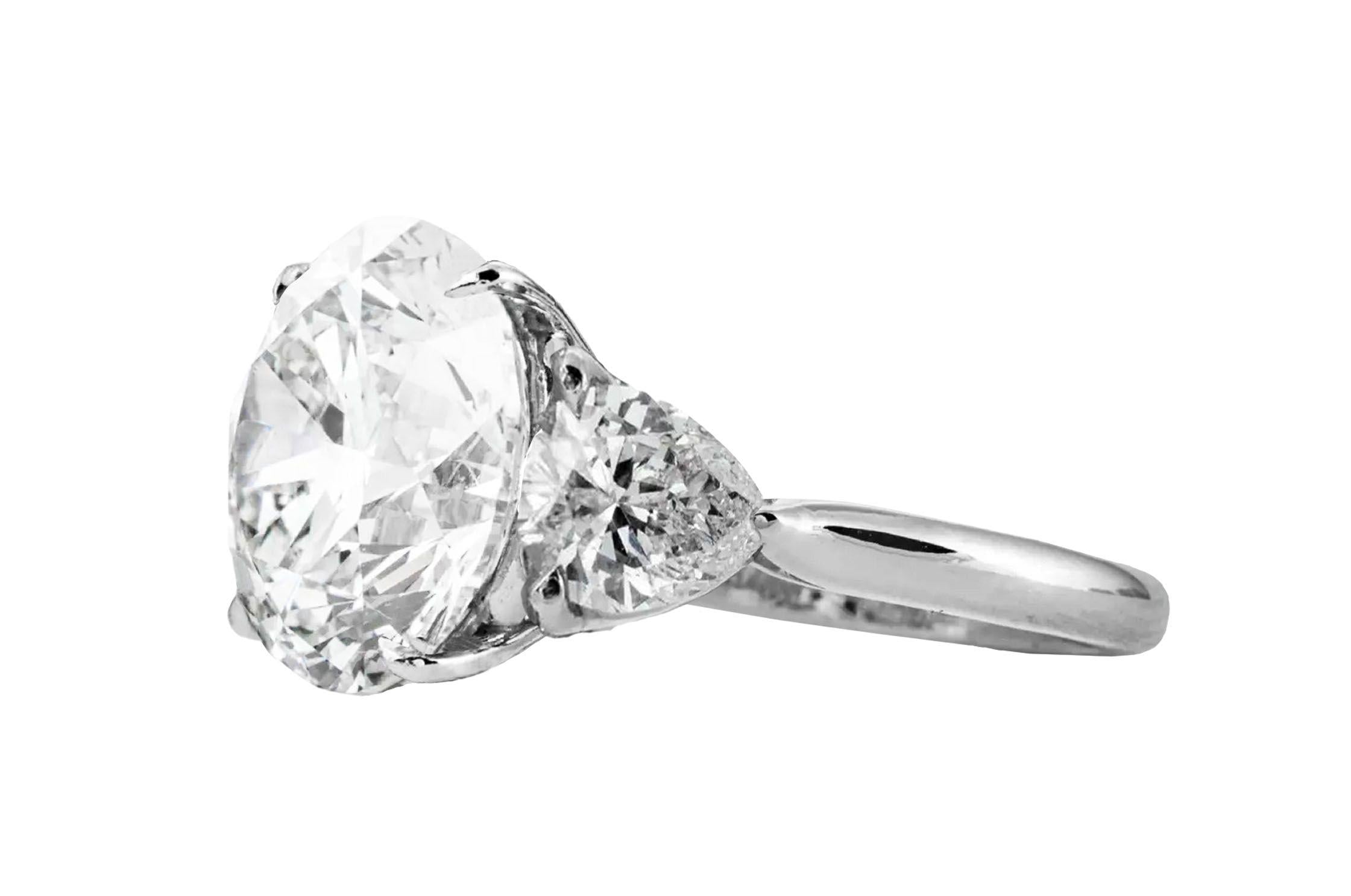 Verde 3ct IGI Certified Lab-grown Round Cut Diamond Ring