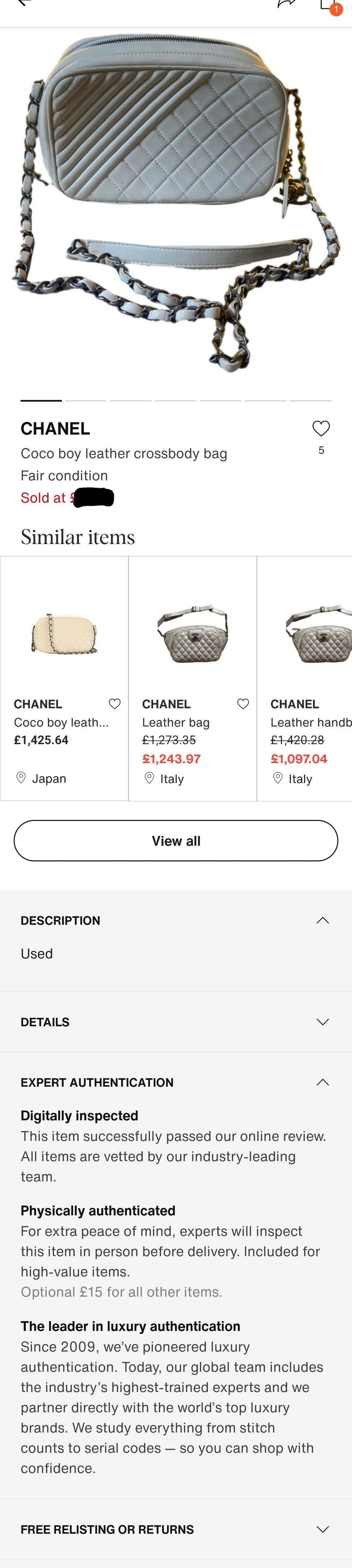 Chanel White Coco Boy Camera Bag