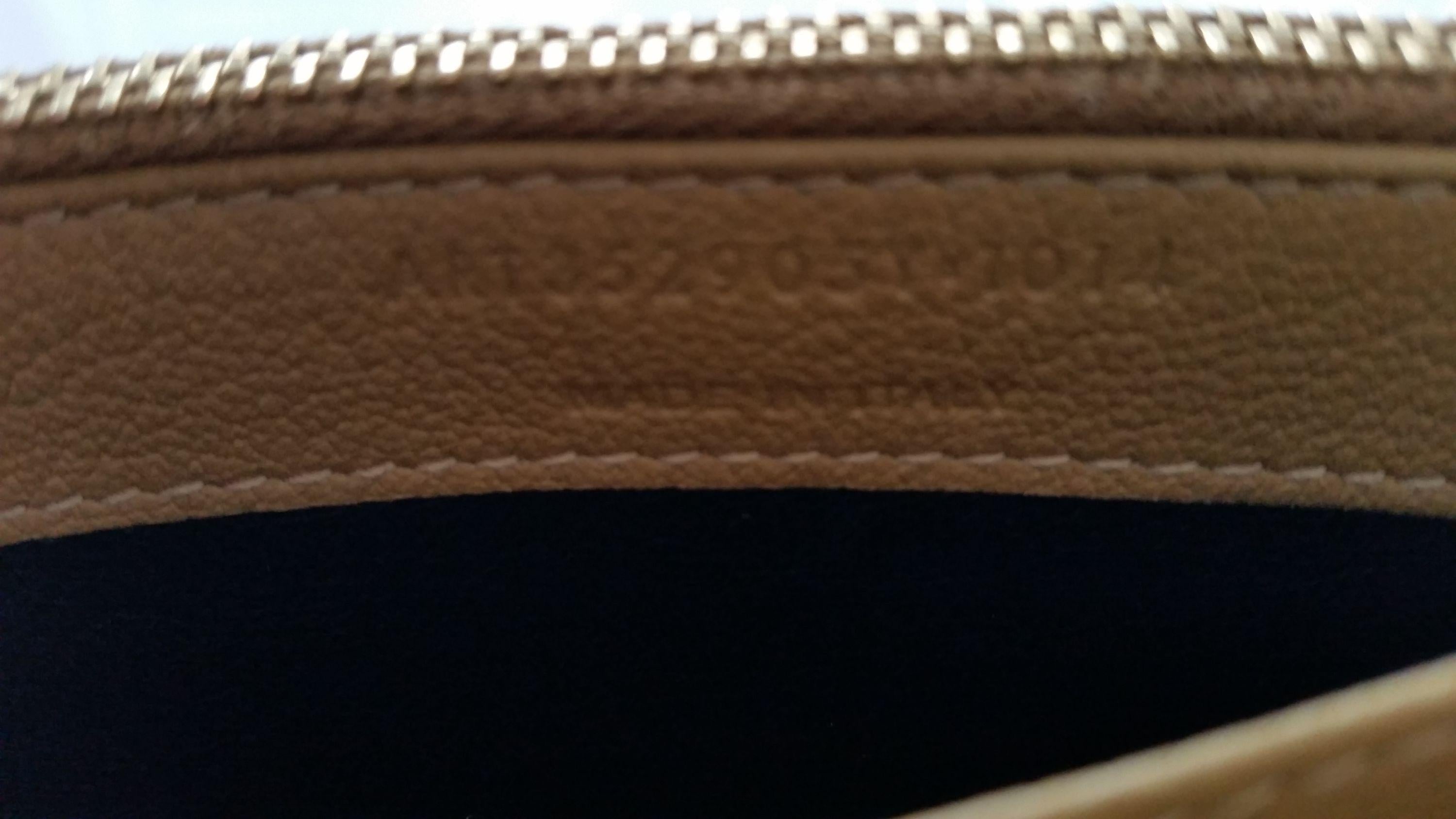 Tan Grained Leather Wallet
