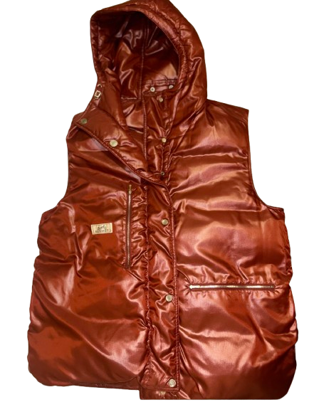 Rouge Basque Reversible Quilted Hooded Gilet
