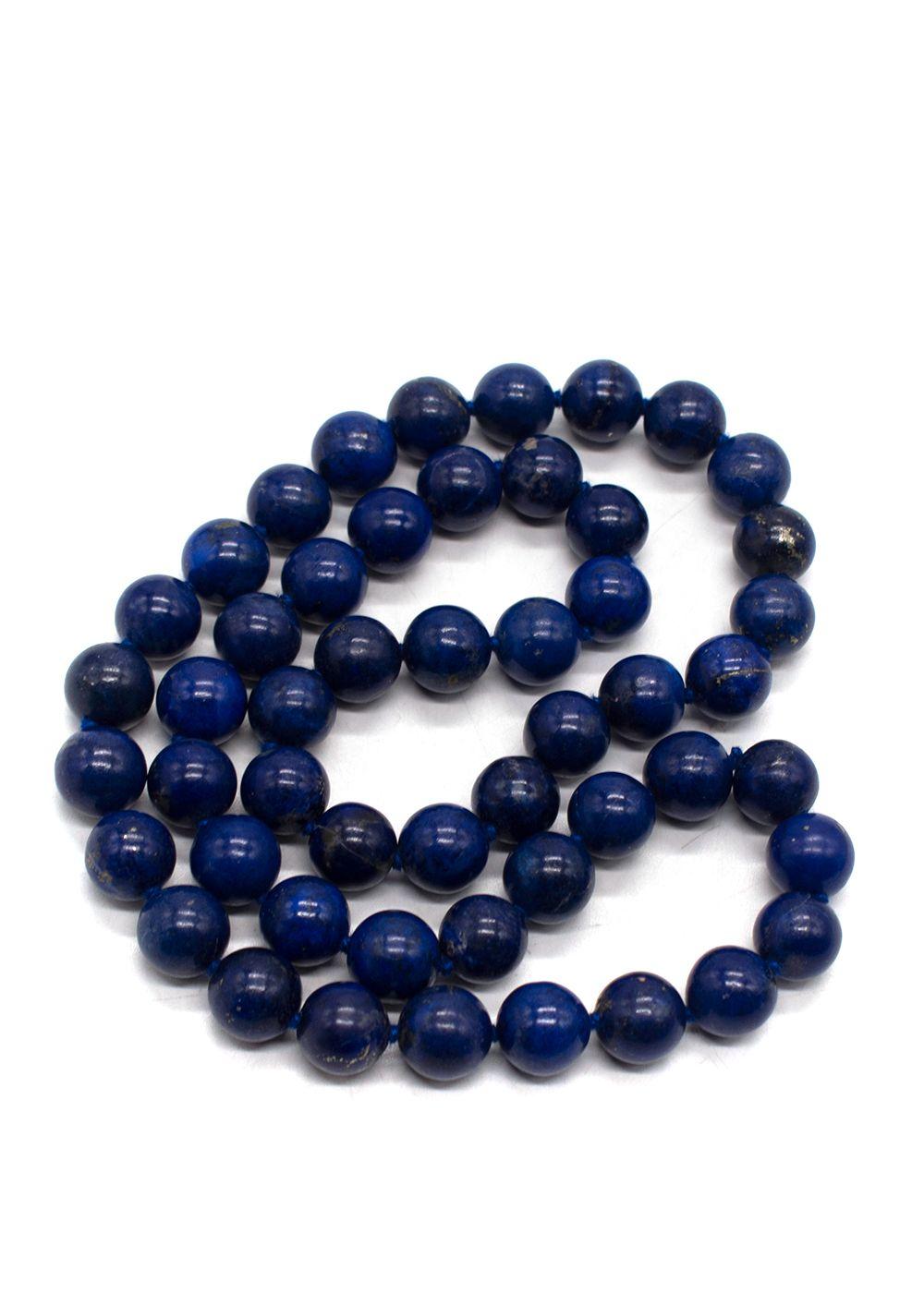 Bespoke Fine Quality Blue Agate Beaded Necklace
