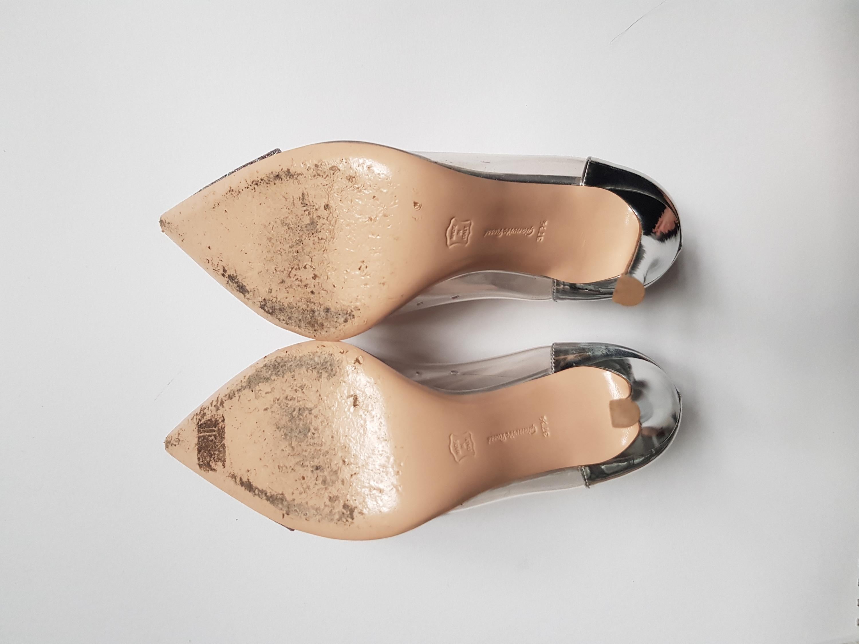 Plexi 100 Multicoloured Giltter Pumps