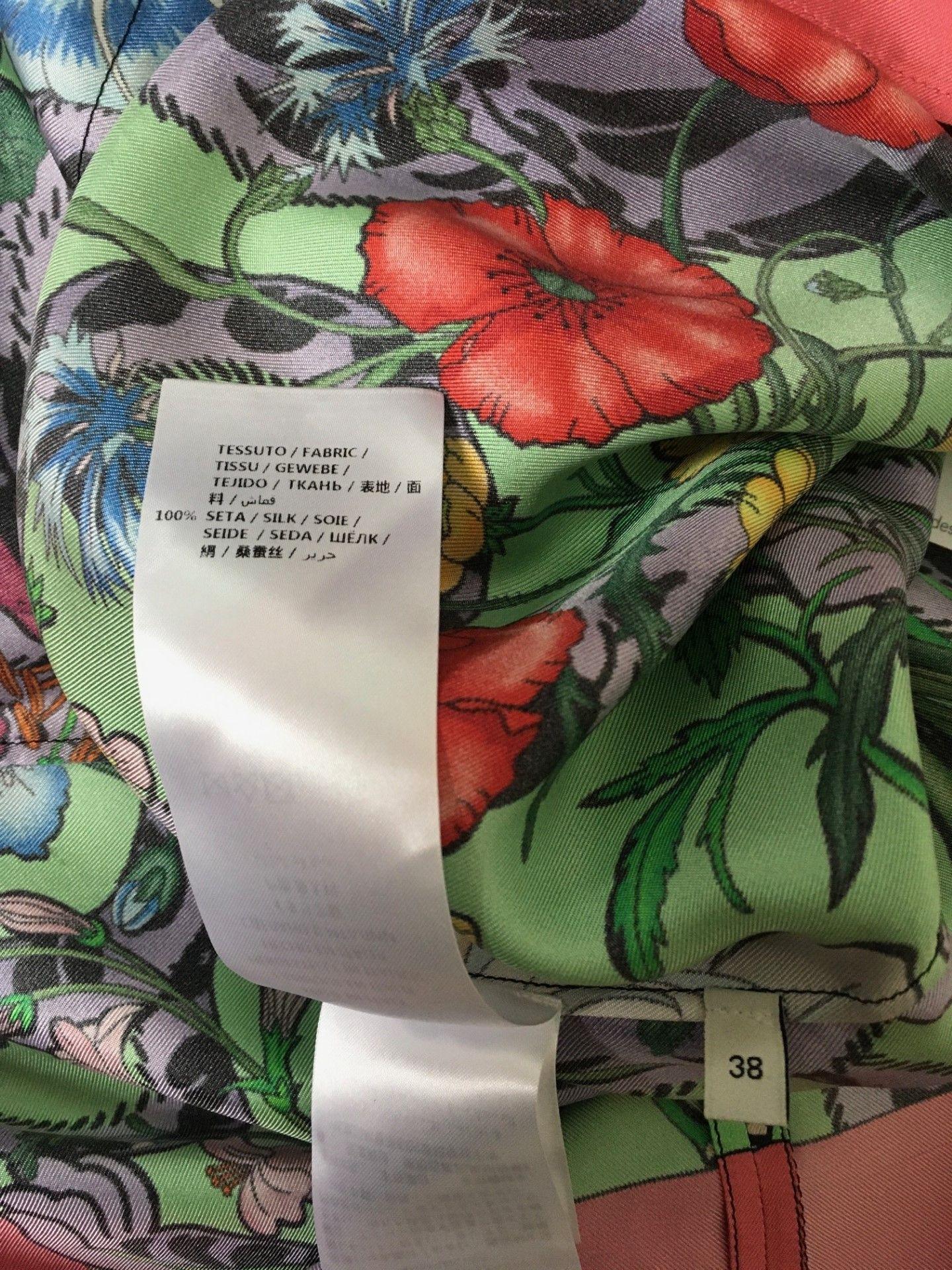 Flora Tiger Printed Silk Tunic Blouse