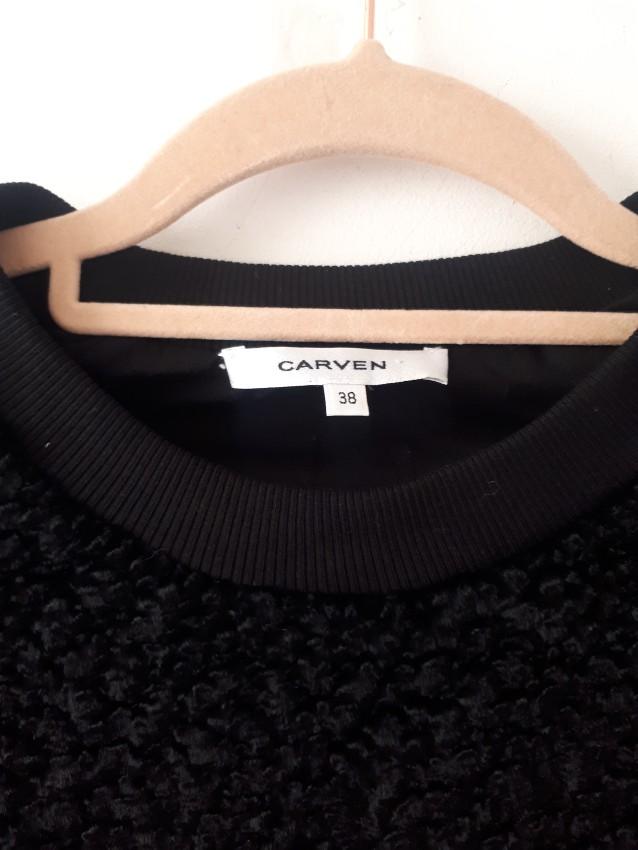 Carven Black Loop knit sweater