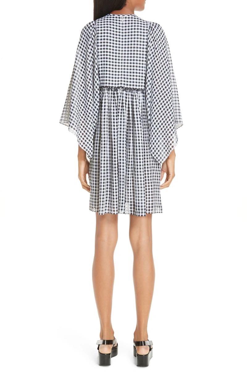 Michael Kors Collection Gingham Seersucker Dress