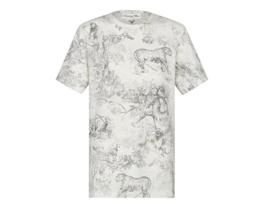 Dior Grey Toile De Jouy T-Shirt