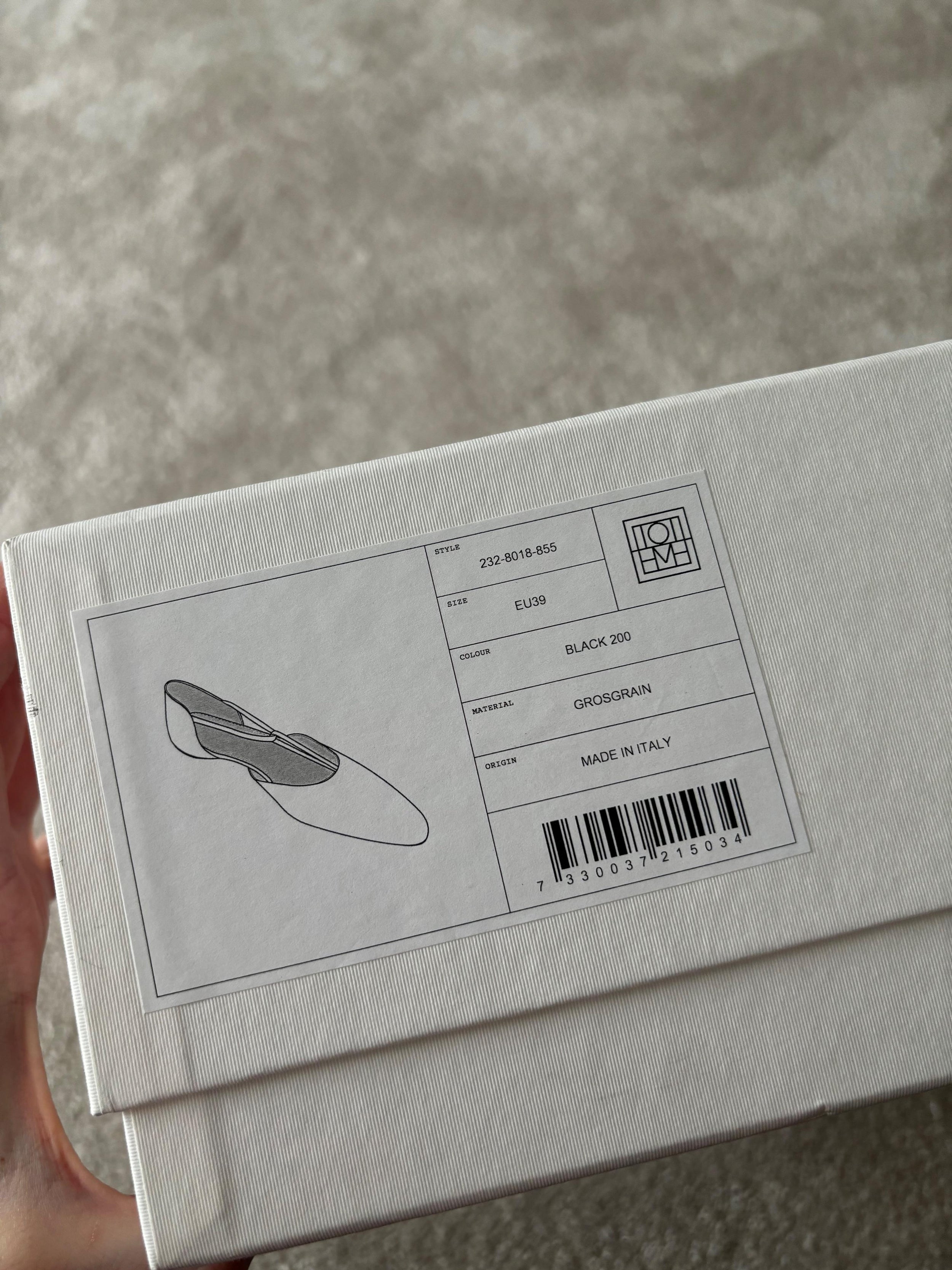 The T-strap grosgrain point-toe flats