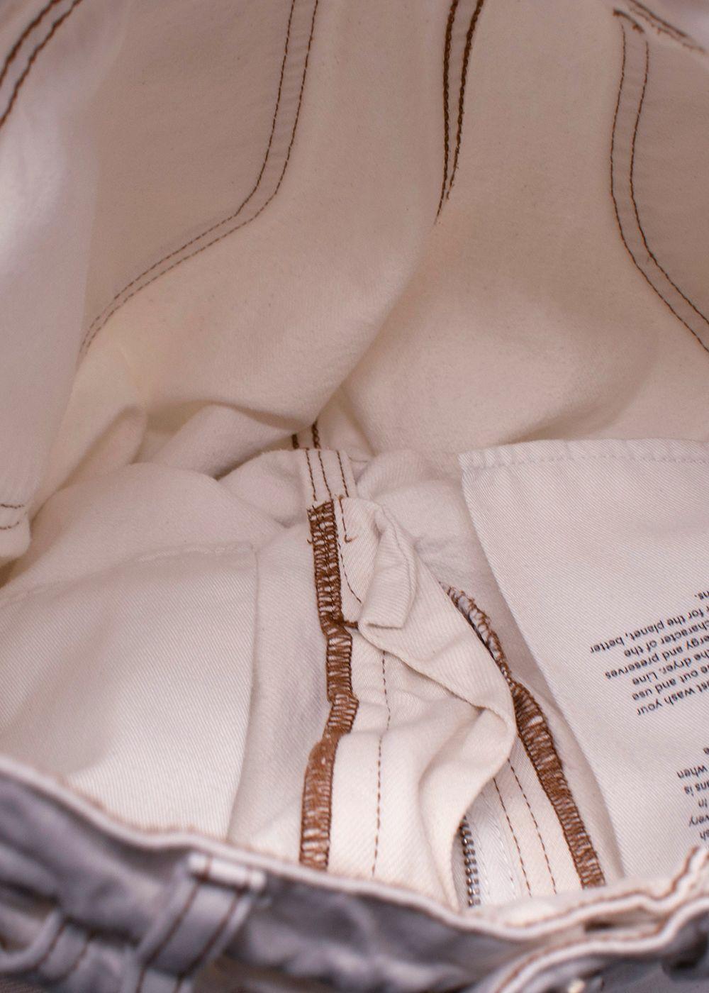 Frame Ecru 'Le Italien' White Denim Jeans