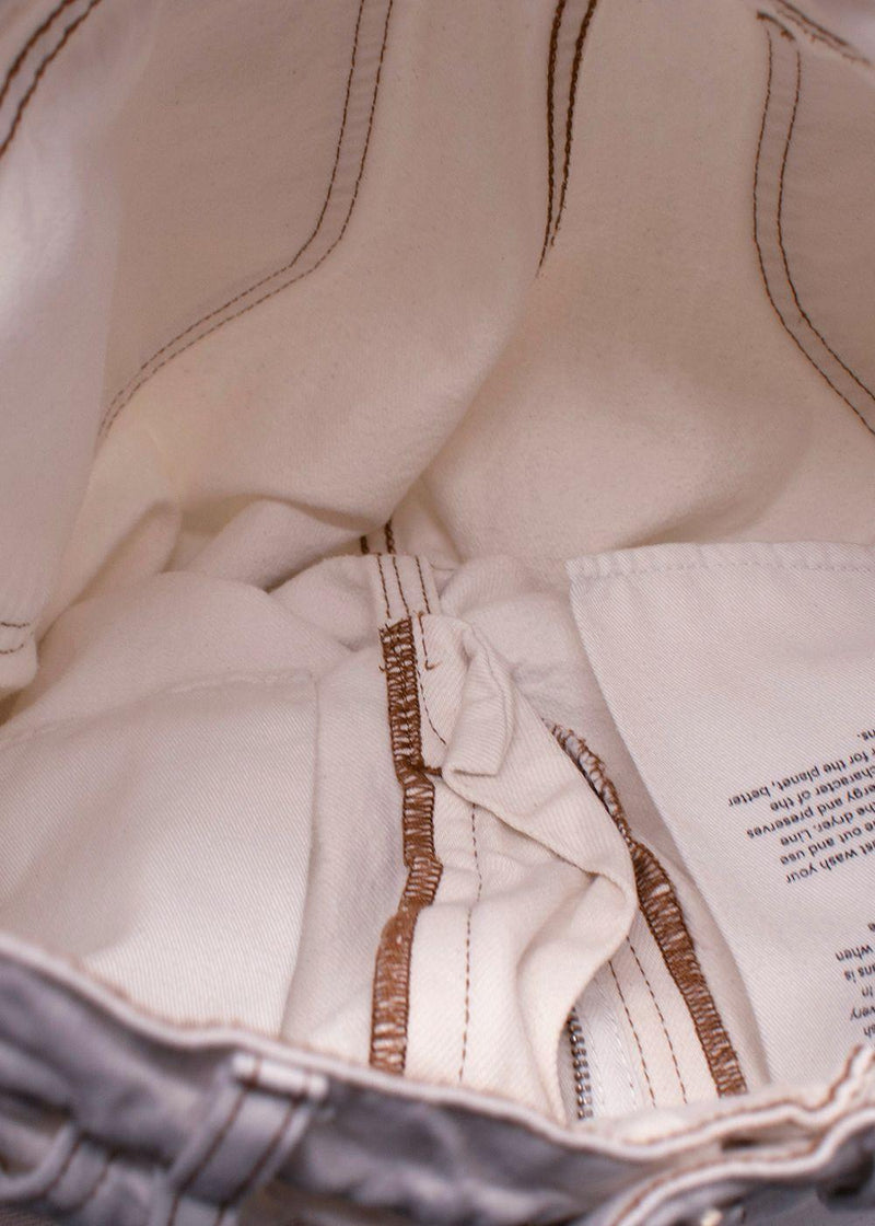 Frame Ecru 'Le Italien' White Denim Jeans