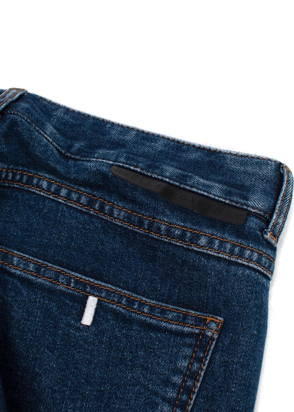 Stella McCartney Embroidered Hem Boyfriend Jeans
