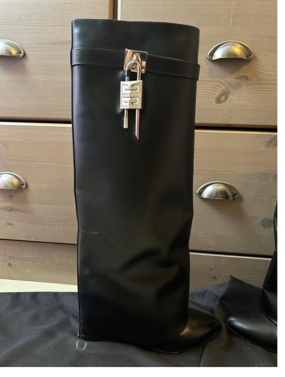 Givenchy Black Shark Boots