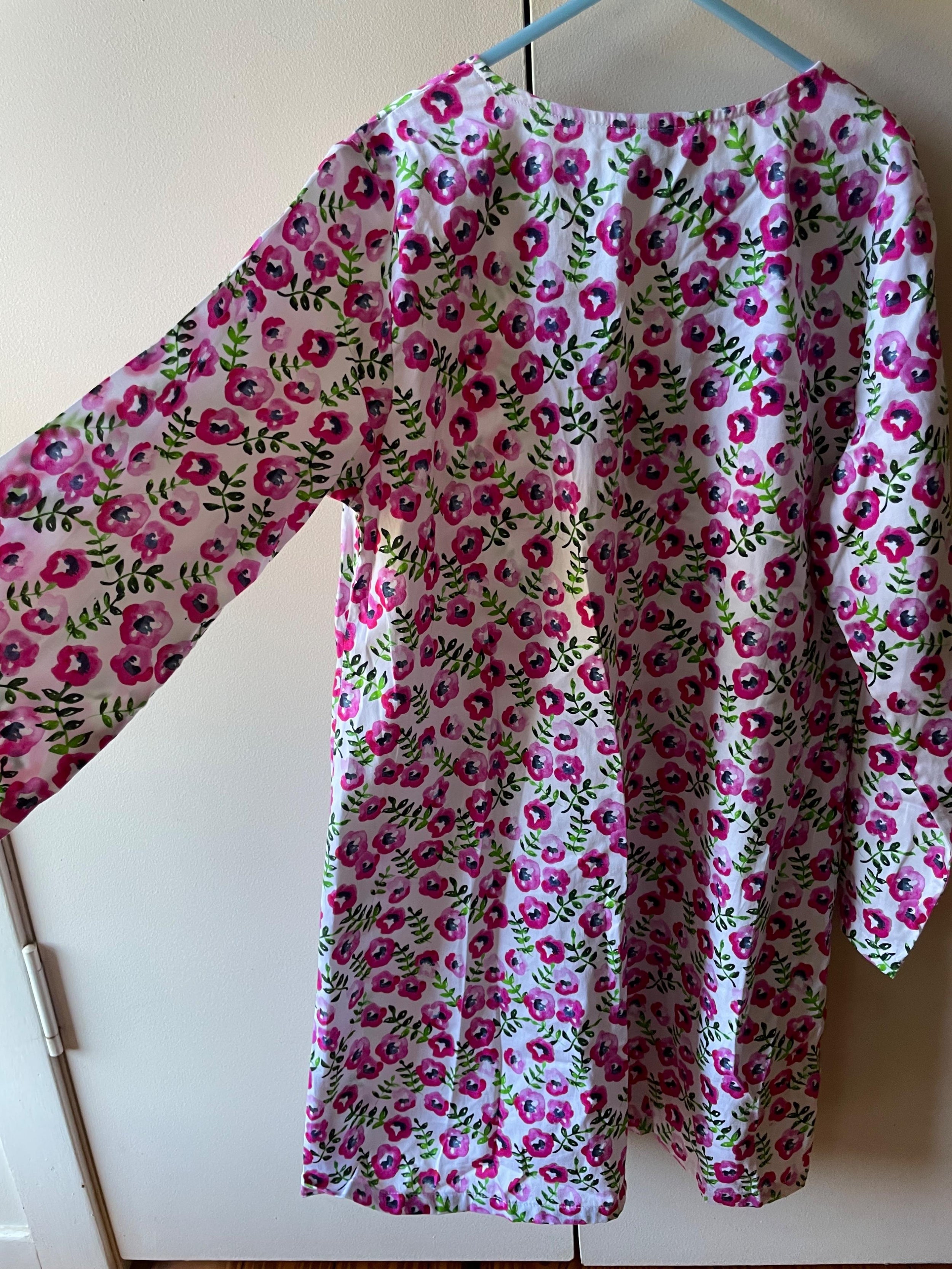 Oscar De La Renta Kids Floral Shift Dress