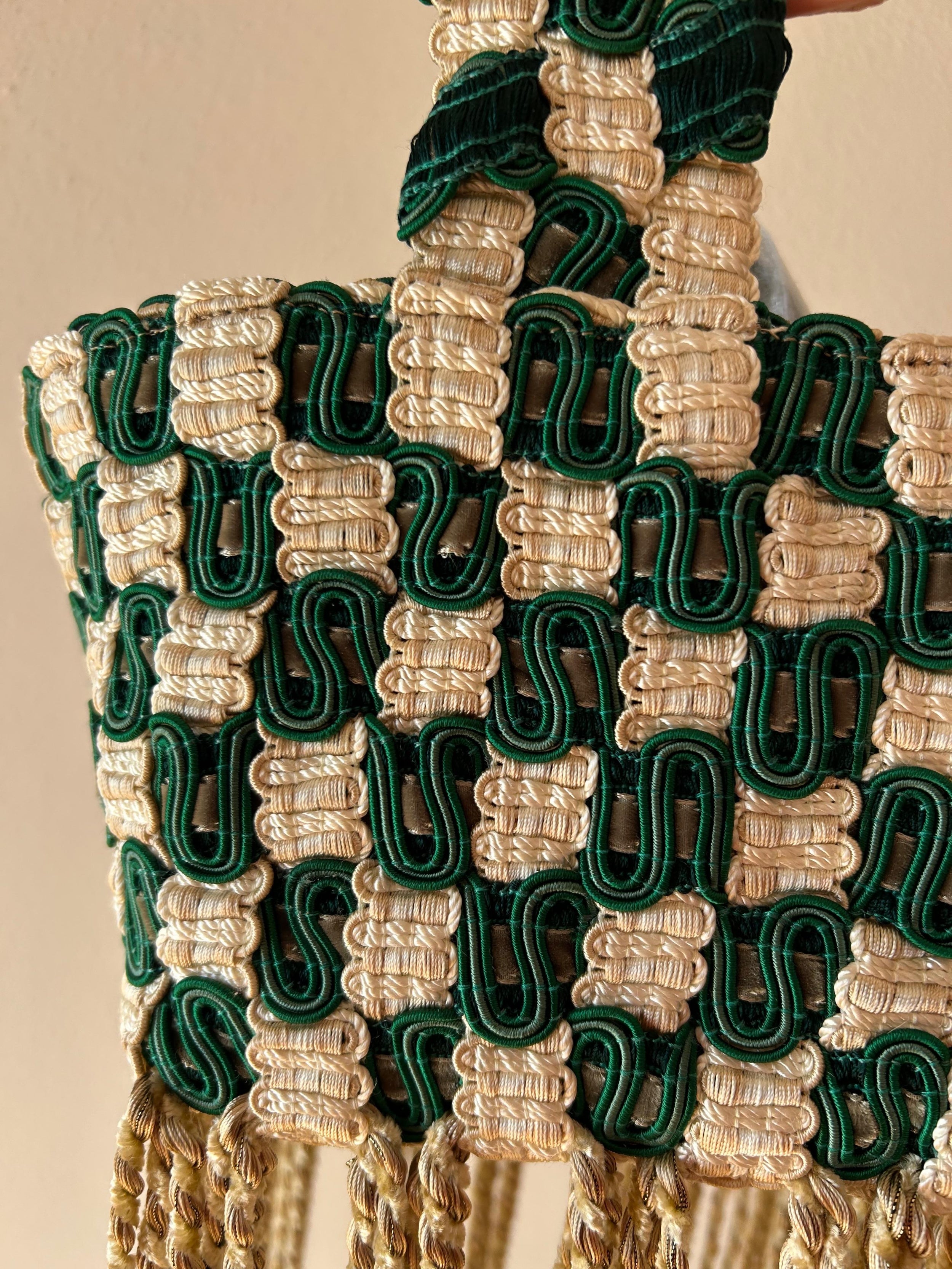 Borbonese Woven Boho Bag