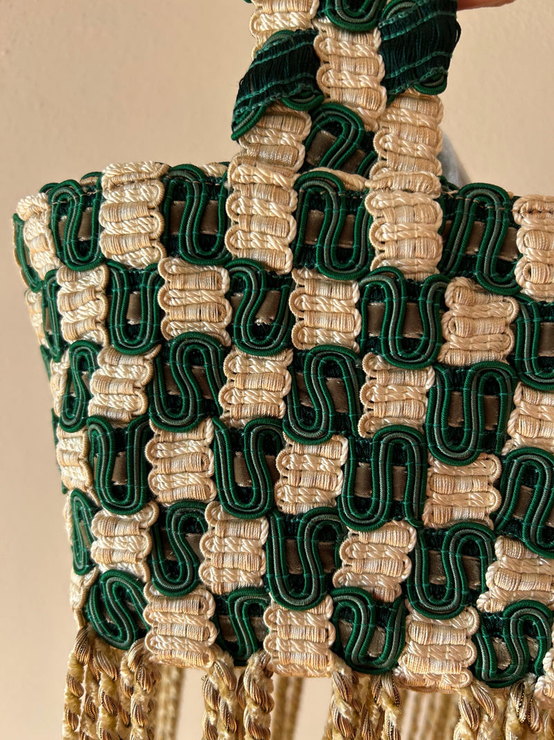 Borbonese Woven Boho Bag