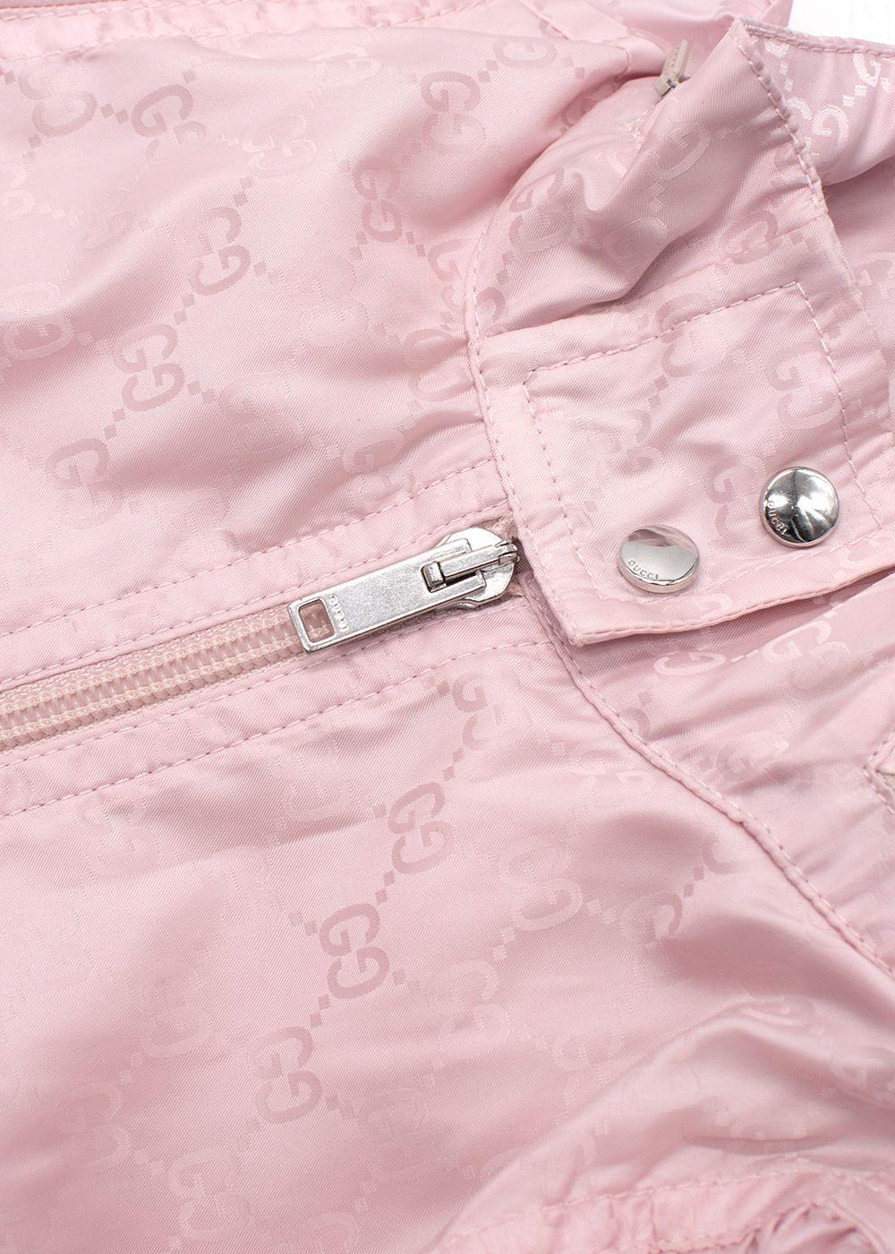 Gucci Kids Pink Monogram Windbreaker
