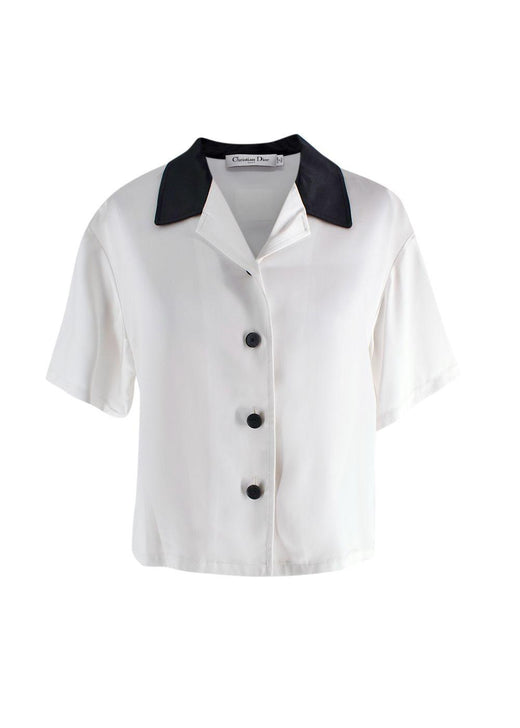 Dior Vibe Black and White Bowling Shirt