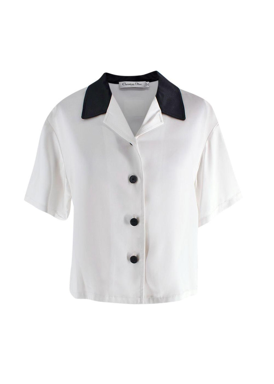 Dior Vibe Black and White Bowling Shirt
