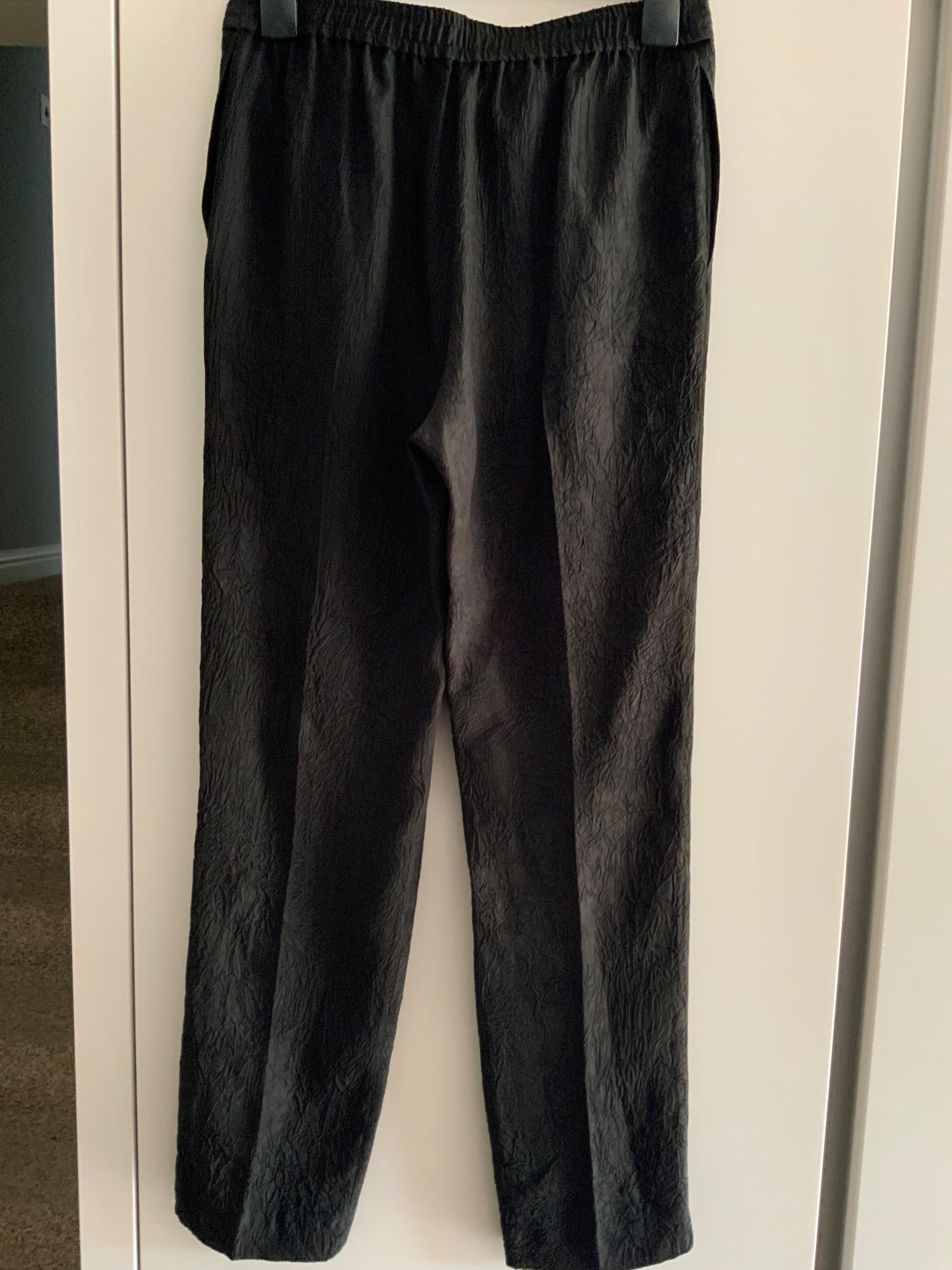 Joseph Black Tad Crinkled Trousers