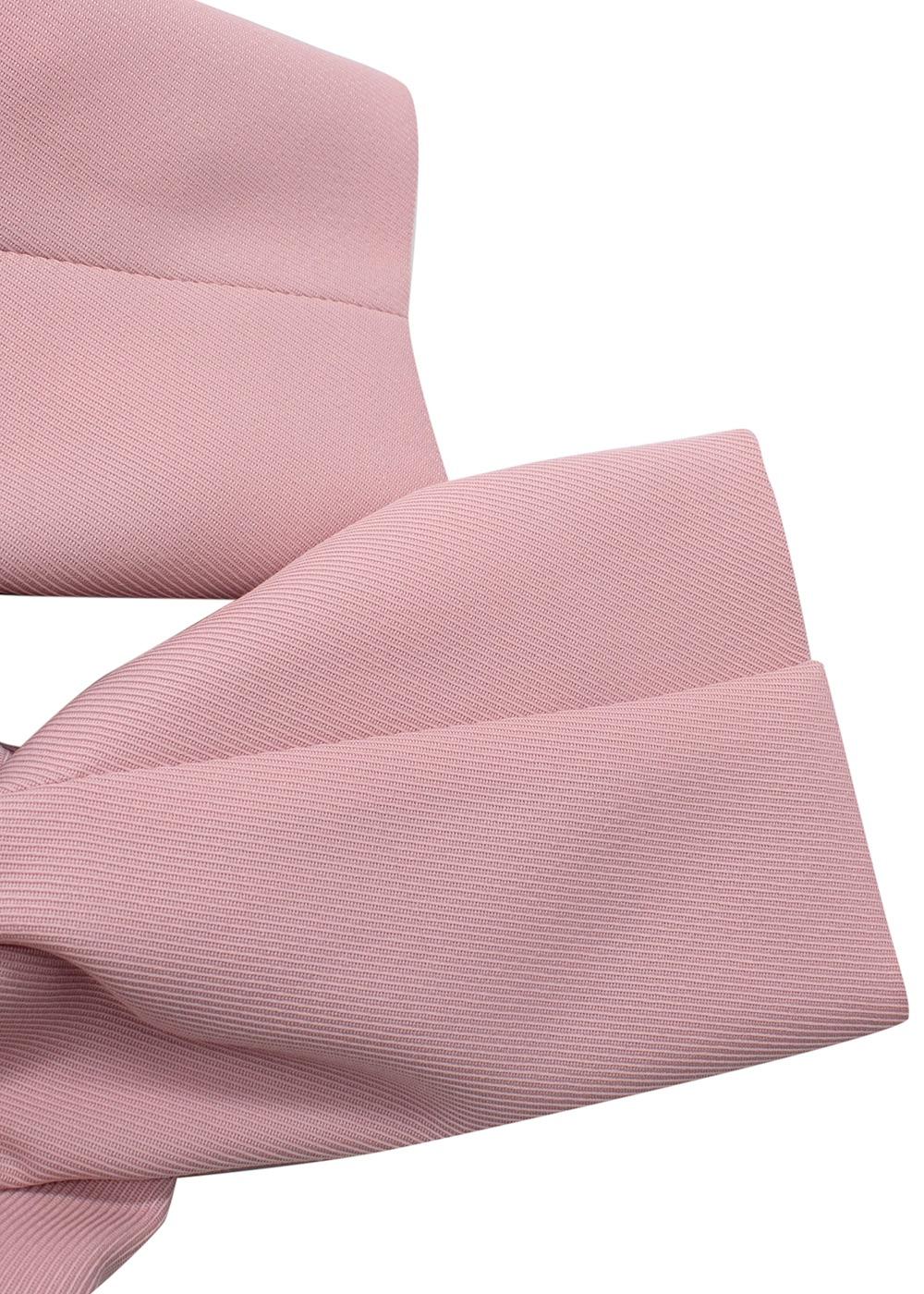 Lanvin Pink Cropped Tuxedo Style Blazer