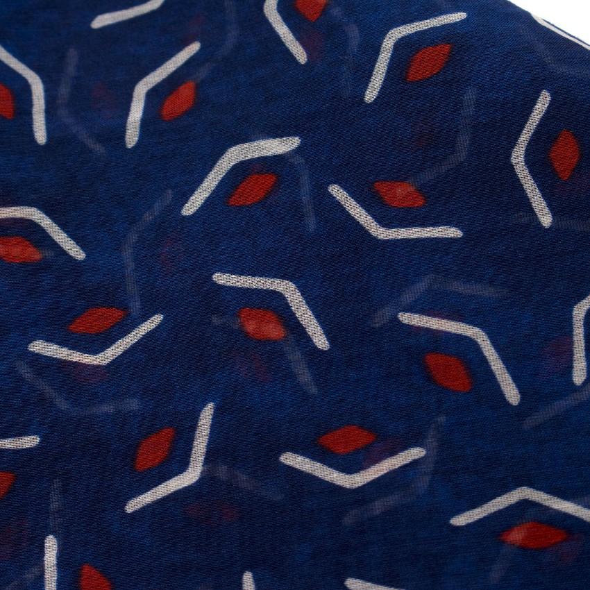 Officina Slowear Clutch Printed Silk Cotton Handkerchief