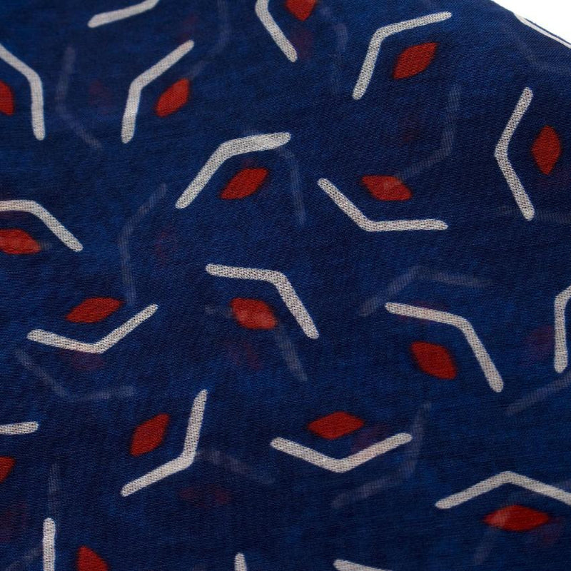 Officina Slowear Clutch Printed Silk Cotton Handkerchief