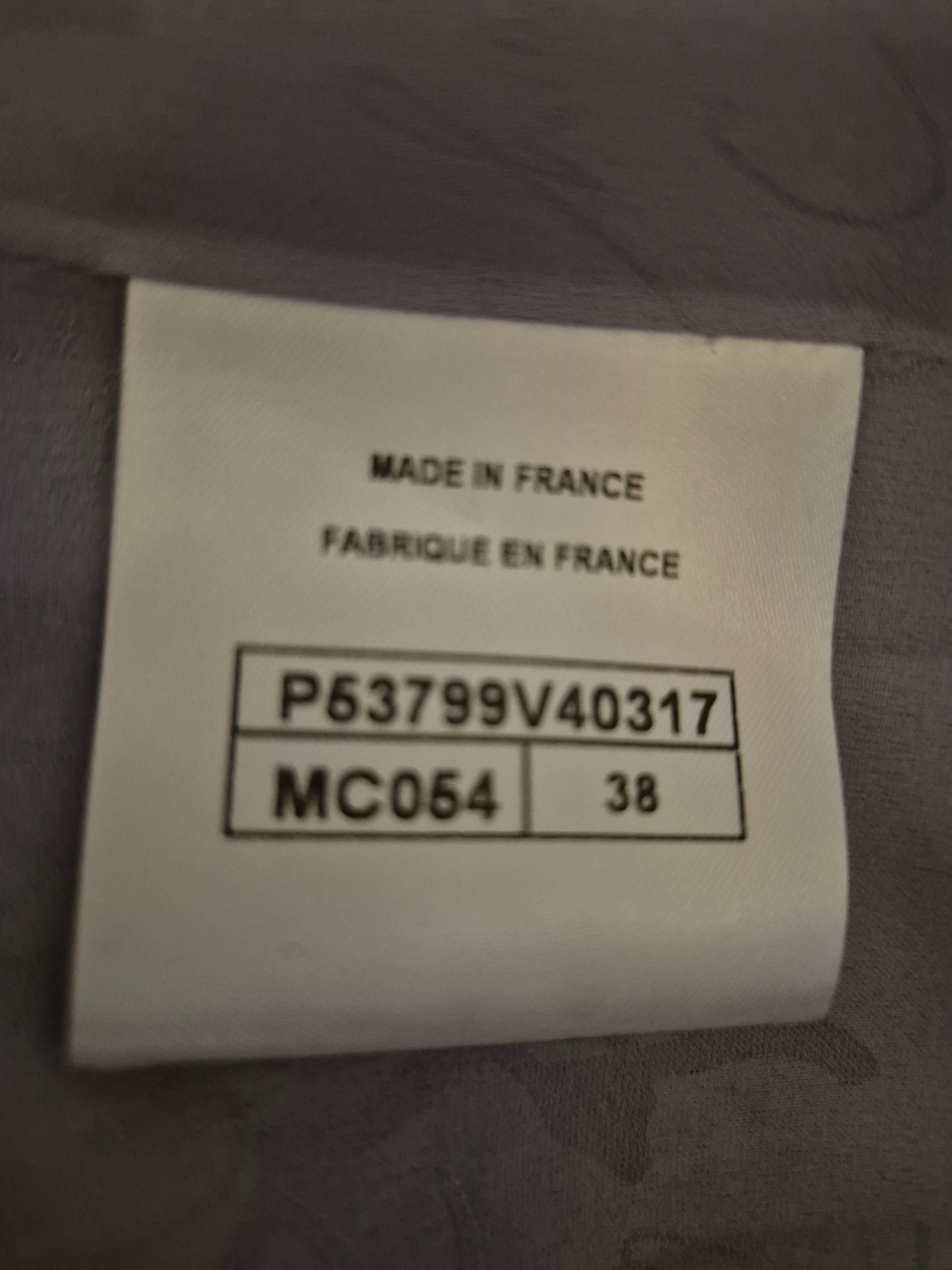 Chanel Lilac Single Breasted Tweed Blazer