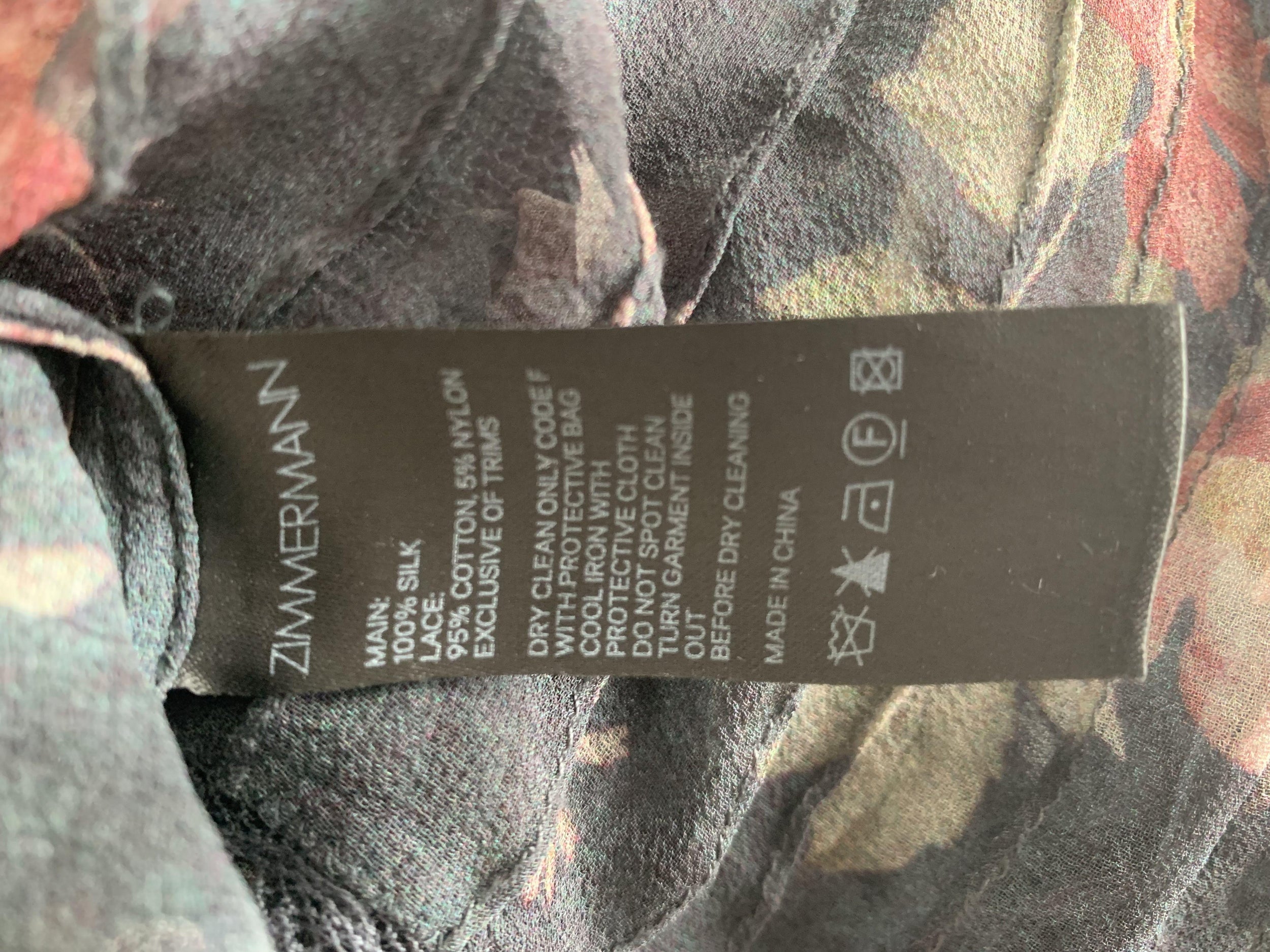 Zimmermann Silk Unbridled Tucked Dress In Ash Garden