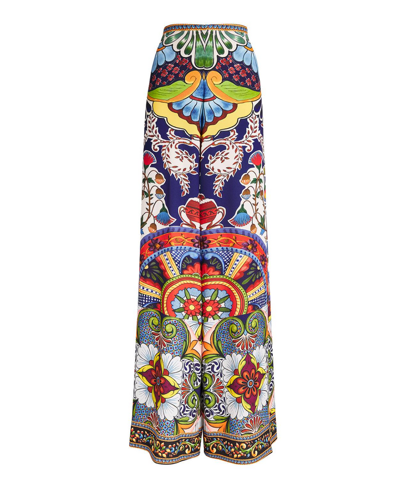Alice+Olivia Printed Athena Trousers