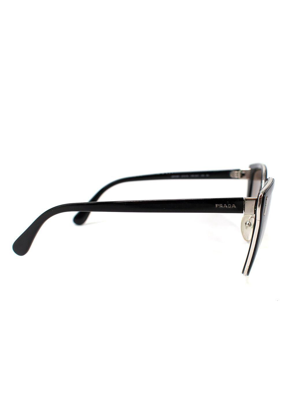 Prada Black Cat-eye Sunglasses