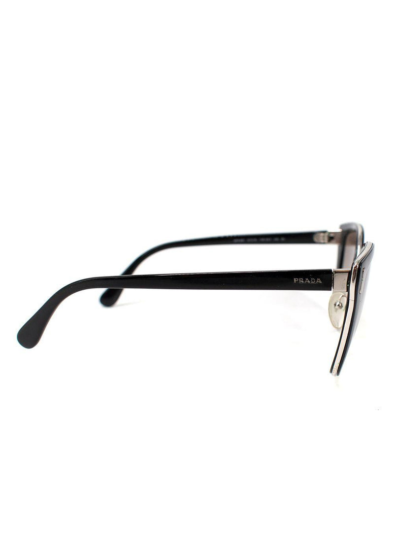 Prada Black Cat-eye Sunglasses