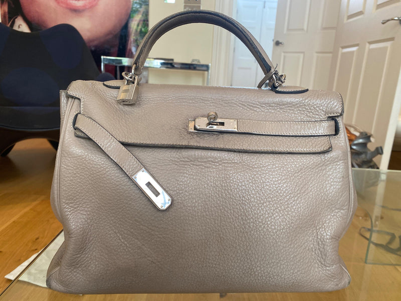 Clemence Leather Kelly 35 PHW
