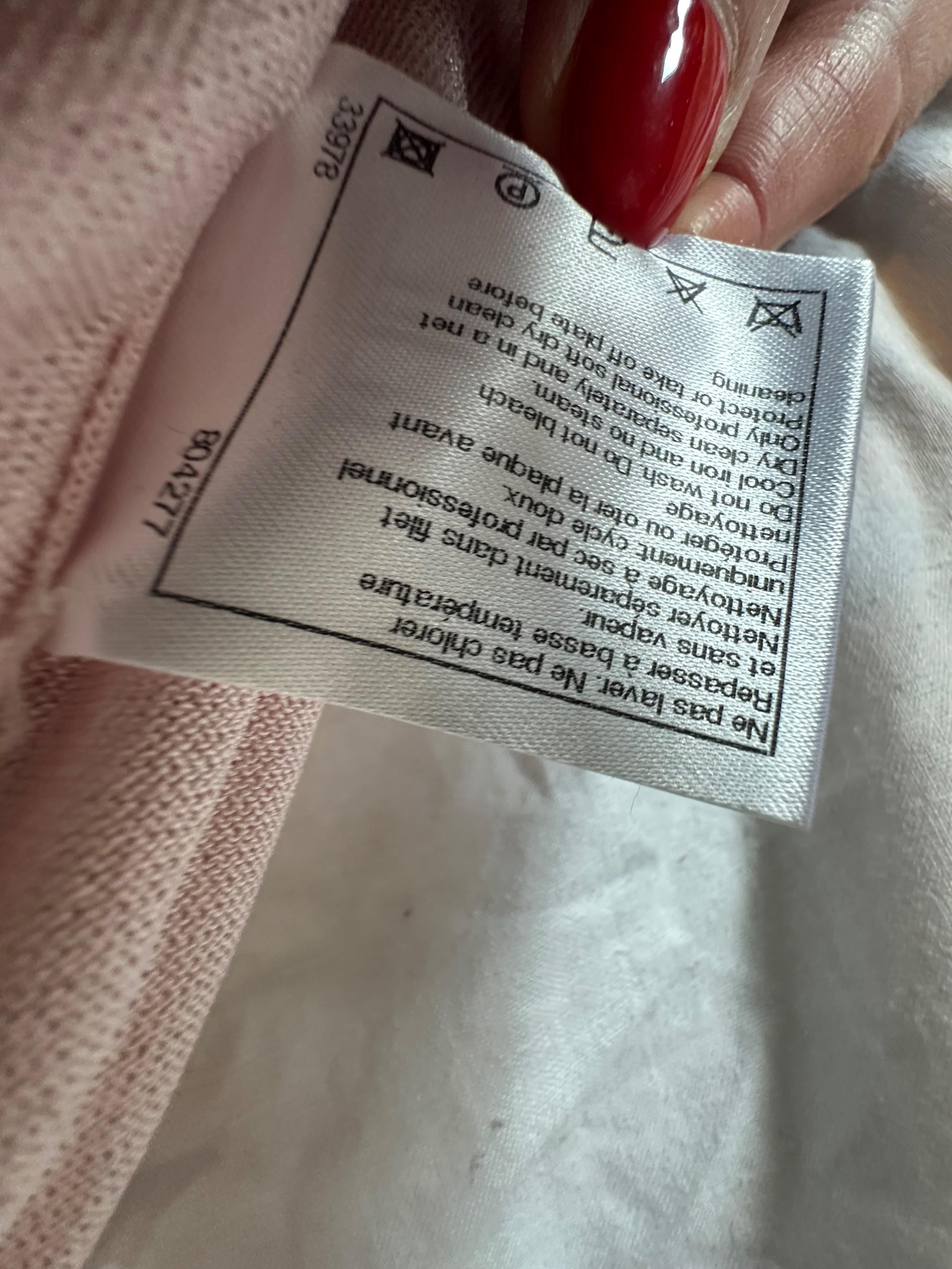 Chanel Sihmmery Baby Pink Mini Skirt 2013